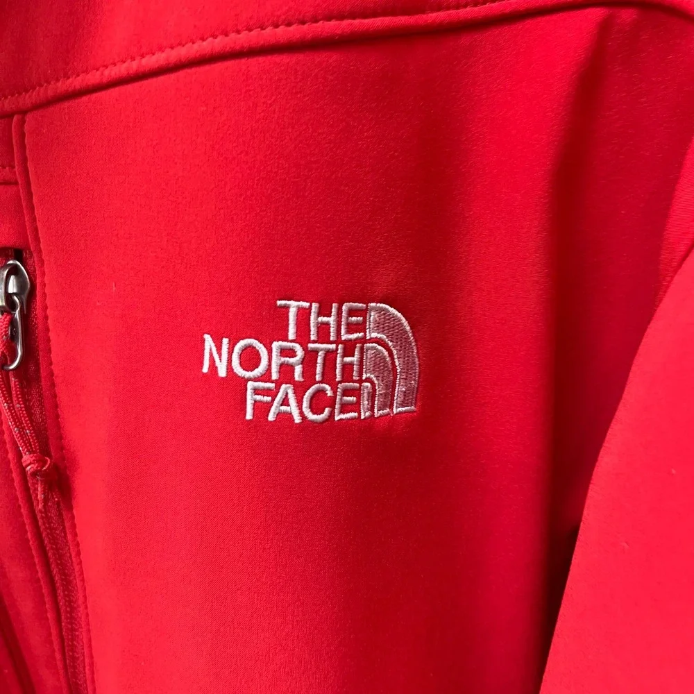 The North Face Apex Bionic Softshell Jacket Mens XXL Red Full Zip AL5C S2009